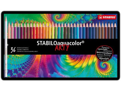 STABILOaquacolor ARTY - 36ks v kovové krabičce