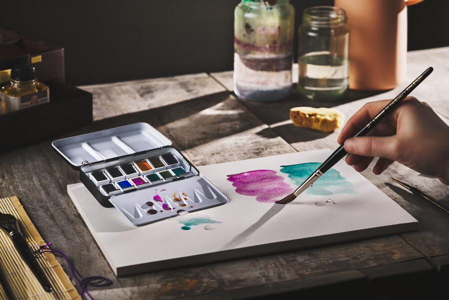 Ako vybrať štetec na akvarel?