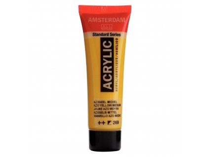 Akrylová barva Amsterdam Standard - 269 Azo Yellow Medium