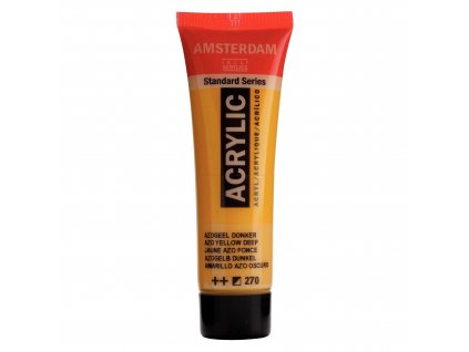 Akrylová barva Amsterdam Standard - 270 Azo Yellow Deep