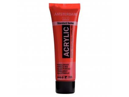 Akrylová farba Amsterdam Standard - 315 Pyrrole Red