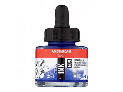 Akrylový inkoust Amsterdam - 504 Ultramarine