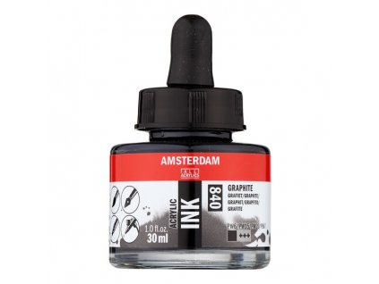 Akrylový inkoust Amsterdam - 840 Graphite