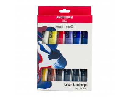 Sada akrylů Amsterdam Standard Urban Landscape 12x20ml