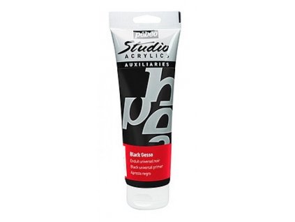 Akrylový šeps Pébéo Studio Gesso Černý 250 ml