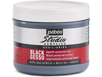 Akrylový šeps Pébéo Studio Gesso Černý 500 ml