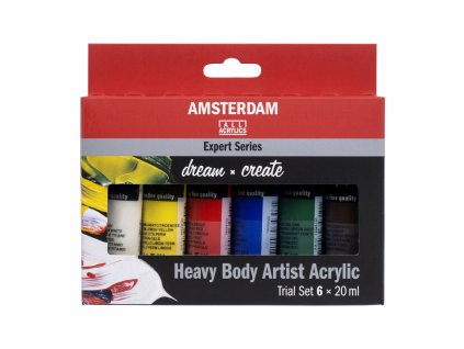 Sada akrylových barev Amsterdam Expert 6x20ml