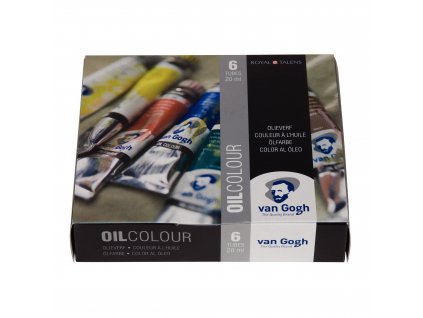 Sada olejových barev Van Gogh, základní odstíny 6 x 20 ml