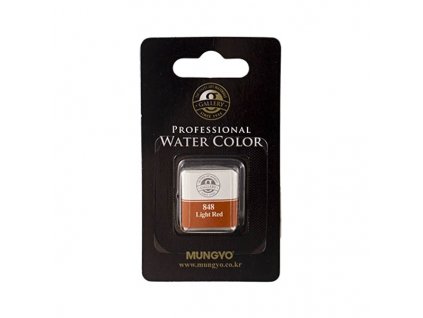 Akvarelová barva v půlpánvičce Mungyo - 848 Light Red