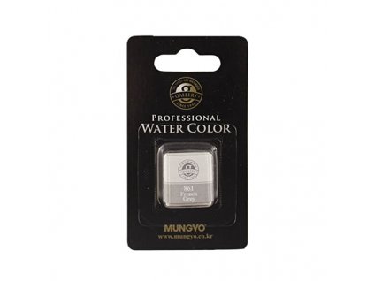 Akvarelová barva v půlpánvičce Mungyo - 861 French Grey