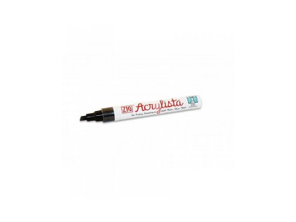 Akrylový fix ZIG Acrylista Chisel 6 mm - 010 Black