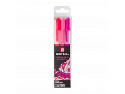 Sakura Gelly Roll Sada gelových fluorescentních per - Sweets 3 ks