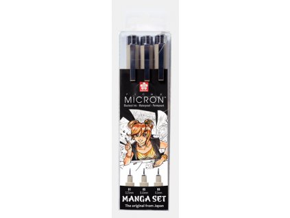 Sakura Manga Pigma Sada 3 ks