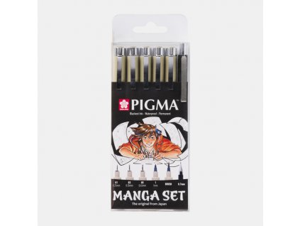 Sakura Manga Pigma Sada 6 ks