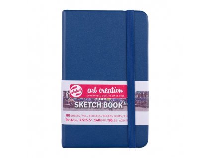 Skicák Art Creation v pevné vazbě Navy Blue
