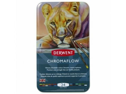 Sada pastelek Derwent Chromaflow 24 ks