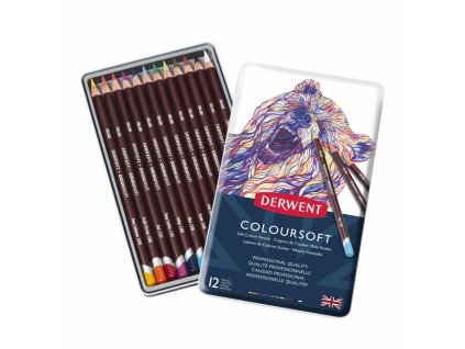 Sada měkkých pastelek Coloursoft 12 ks
