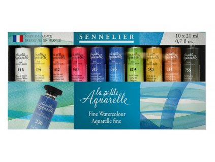 Sada akvarelových barev v tubě 10x21ml Sennelier La Petite Aquarelle