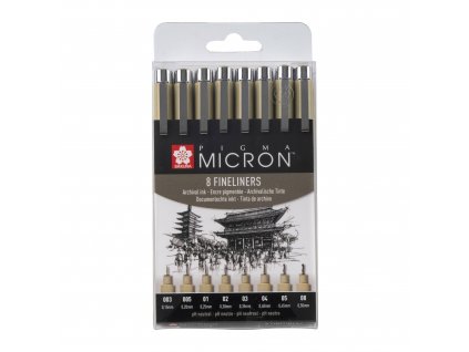 Sakura Pigma Micron Sada 8 technických fixů