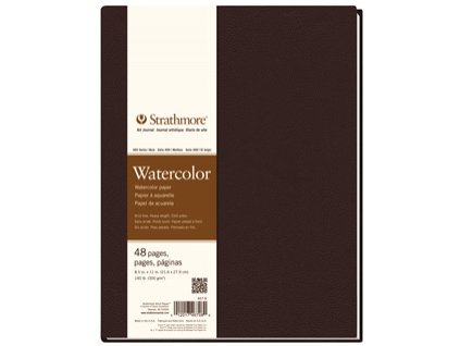 Akvarelový skicák Strathmore v pevné vazbě 21,6 x 27,9 cm, 300g, 48 listů