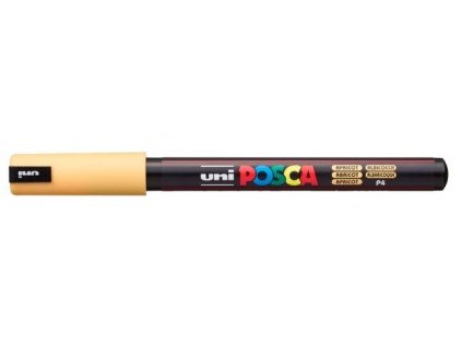 Akrylový fix Posca s kovovým hrotem PC 1MR 0,7 mm, apricot P4