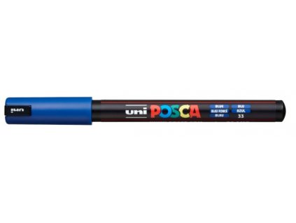 Akrylový fix Posca s kovovým hrotem PC 1MR 0,7 mm, blue 33