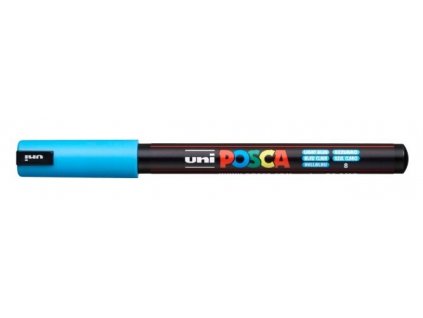 Akrylový fix Posca s kovovým hrotem PC 1MR 0,7 mm, light blue 8