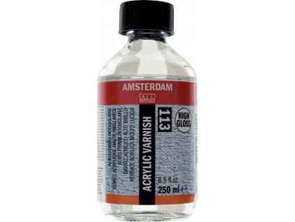 Vysoce lesklý lak pro akrylové barvy Amsterdam 250 ml