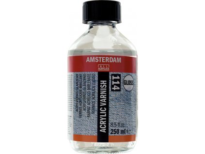 Lesklý lak pro akrylové barvy Amsterdam 250 ml