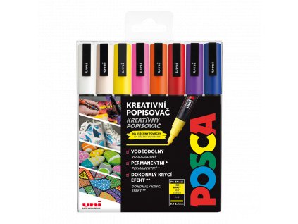 Sada akrylových fixů Posca PC 5M 1,8 2,5 mm, 16 ks