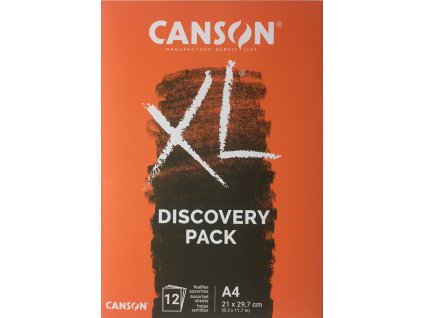 Canson XL Discovery Pack Dessin & Croquis, A4, 12 listů