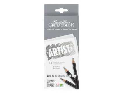 Sada grafitových tužek Cretacolor Artist Studio 12 ks