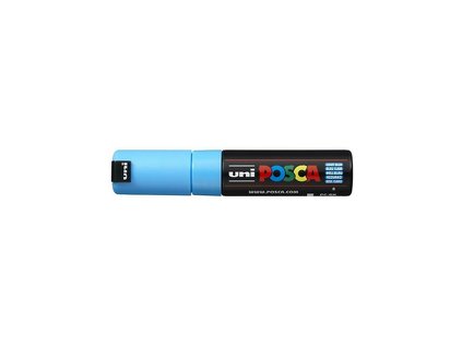Akrylová fixka Posca PC-8K 8 mm - 8 Light Blue
