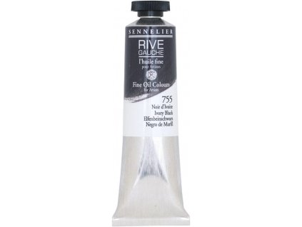 Olejová barva Rive Gauche - 755 Ivory Black