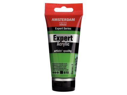 Akrylová farba Amsterdam Expert - 618 Permanent Green Light
