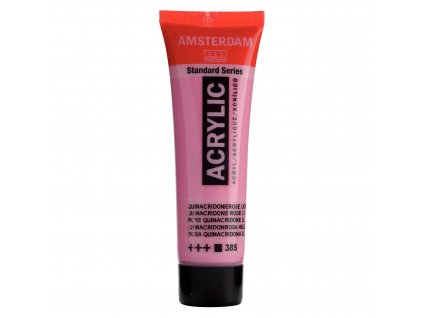 Akrylová barva Amsterdam Standard - 385 Quinacridone Rose Light