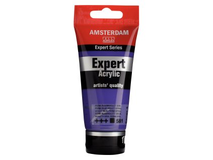 Akrylová farba Amsterdam Expert - 581 Permanent Blue Violet Opaque