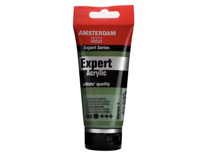 Akrylová barva Amsterdam Expert - 668 Chromium Oxide Green (Objem 75 ml)