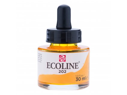 Akvarelový atrament Ecoline - 202 Deep Yellow