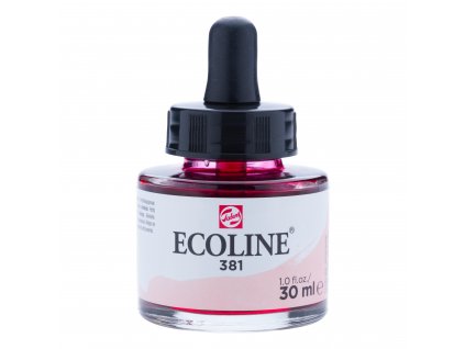 Akvarelový atrament Ecoline - 381 Pastel Red