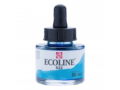 Akvarelový atrament Ecoline - 522 Turquoise Blue