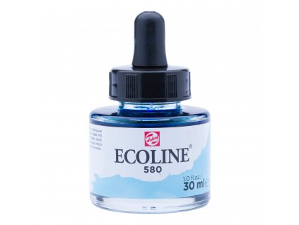 Akvarelový inkoust Ecoline - 580 Pastel Blue