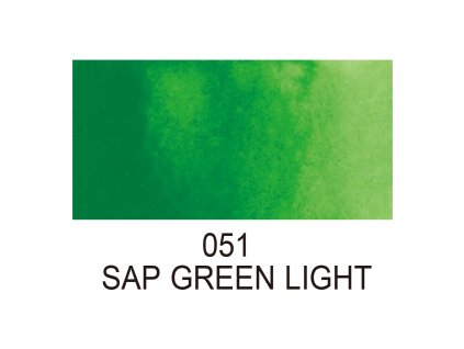 Akvarelová barva v pánvičce Gansai Tambi - 51 Sap Green Light