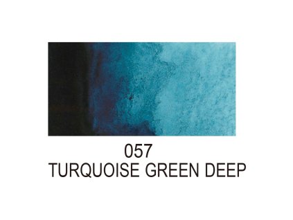 Akvarelová barva v pánvičce Gansai Tambi - 57 Turquoise Green Deep