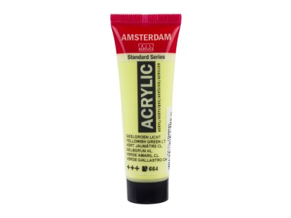 Akrylová barva Amsterdam Standard - 664 Yellowish Green Light