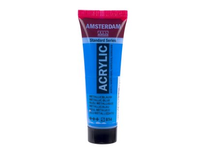 Akrylová barva Amsterdam Standard - 834 Metallic Blue