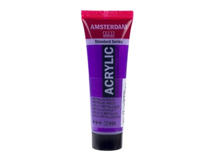 Akrylová barva Amsterdam Standard - 835 Metallic Violet (Objem 20 ml)