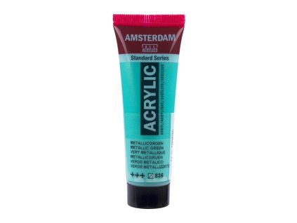 Akrylová farba Amsterdam Standard - 836 Metallic Green