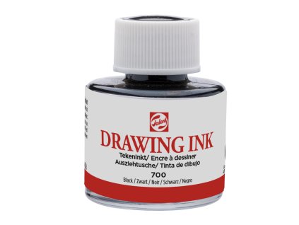 Černý voděodolný inkoust Royal Talens 11ml