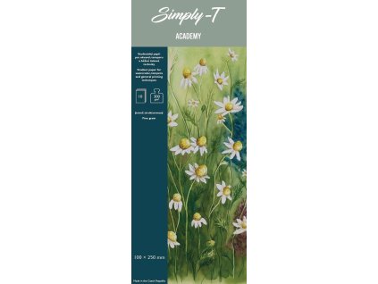 Simply T Skicák pro akvarel v lepené vazbě 10x25 cm FG, 300g, 10 listů